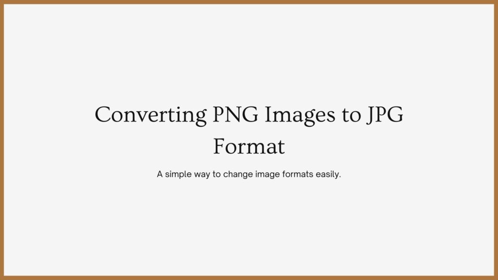 Png to Jpg Converter