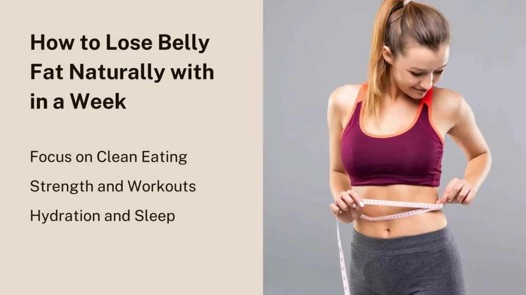 how to lose belly fat naturally